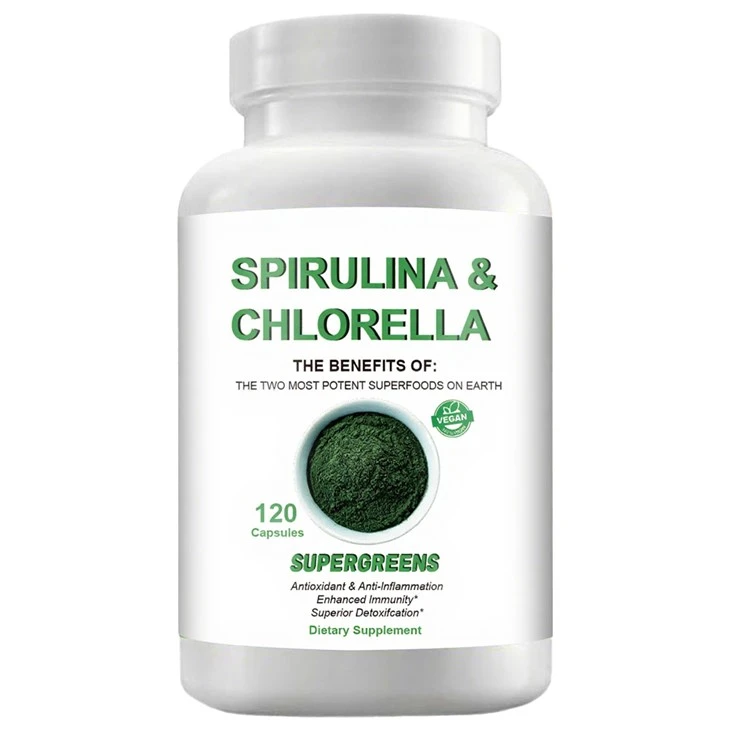 Spirulina i klorela kapsule