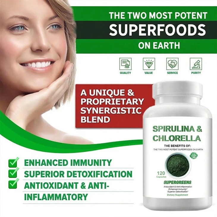 Spirulina&chlorella Capsules best
